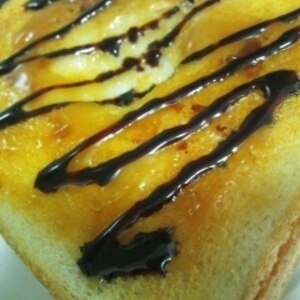 ピーナツバター＆チョコ☆食パン